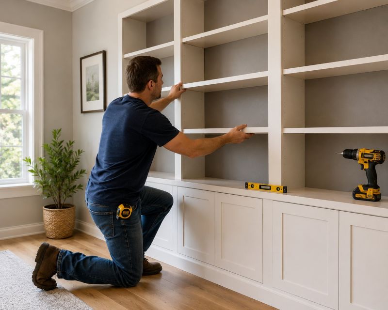 Bookshelves Installation in Greensboro, NC