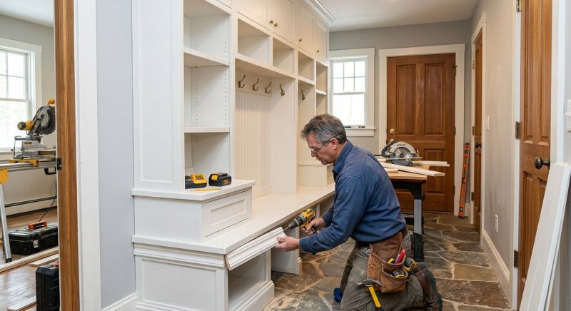 Built In Tv Cabinetry in Fairfax, VA