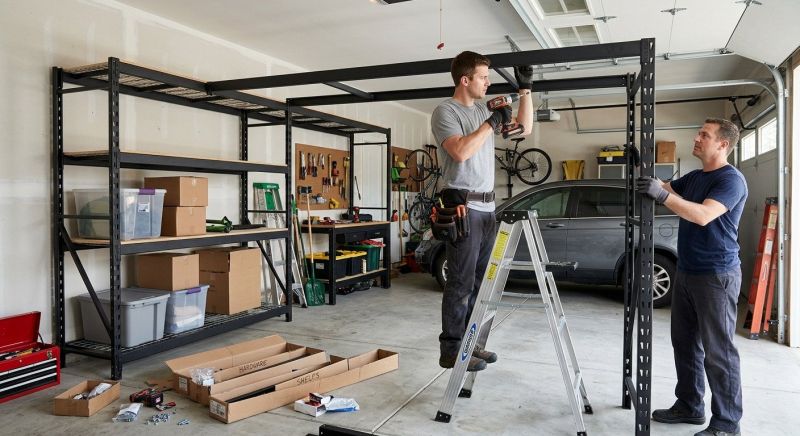 Garage Tool Rack Installation in Arlington, VA