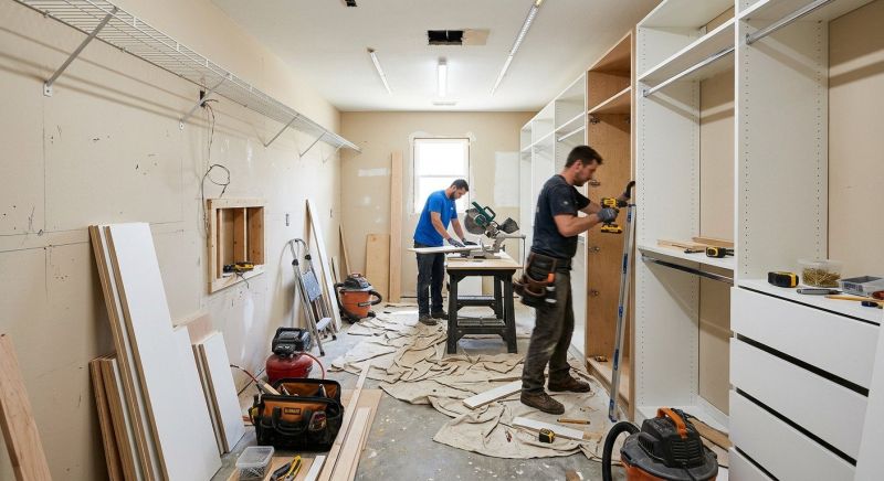 Walk In Closet Remodeling in Greensboro, NC