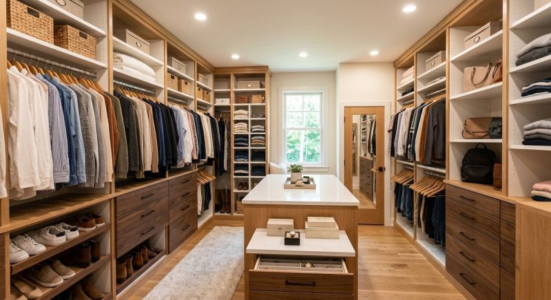 Walk In Closet Remodeling in Annapolis, MD