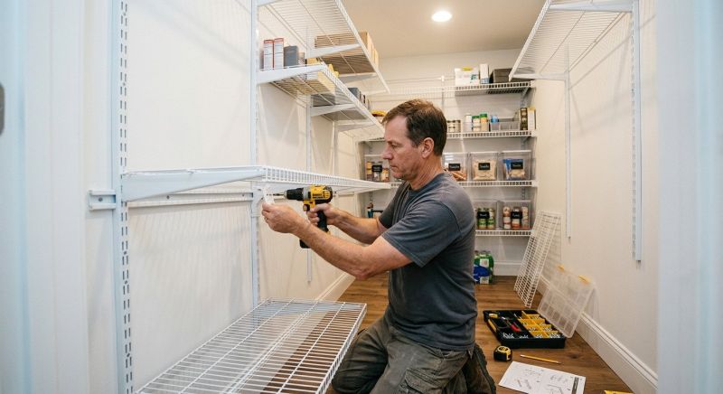 Wire Shelving Installation in Frederick, MD